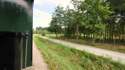 Old timer train – looking outside Stock Footage 139017790