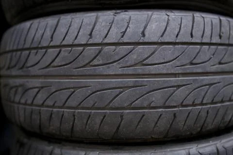 Old tire Foto stock