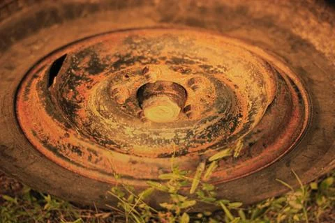 Old tire Stock Photos