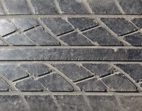Old tire tread as background Stock Photos