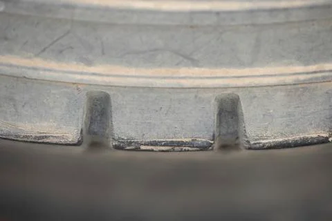 Old tires from car. Foto stock