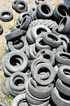Old tires Stock Photos