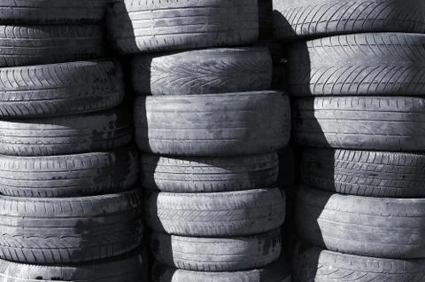 Old tires Stock Photos