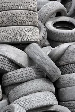 Old tires Stock Photos