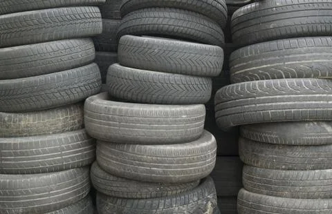 Old tires Stock Photos
