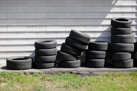 Old tires Stock Photos