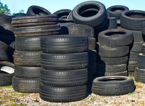 Old tires Stock Photos