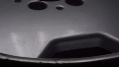 Old titanium rims auto Vídeo Stock 155014170