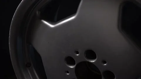 Old titanium rims auto 動画素材 155014194