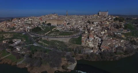Old Toledo Pan Stock Footage 125123194