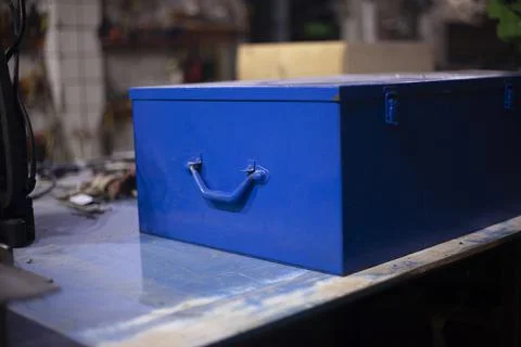 Old tool box. Stock Photos