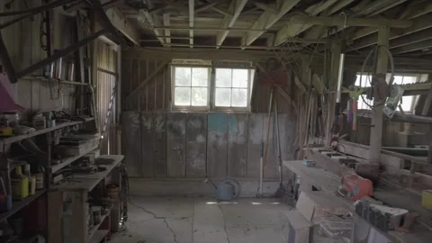 Old tool shed Stock Footage 277641623