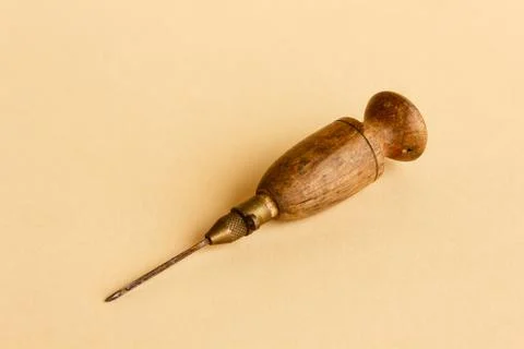 Old tool for working wool Stock Photos