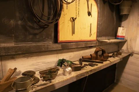 Old tools carpentry Stock Photos