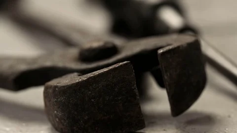 Old tools close up Stock Footage 84712172