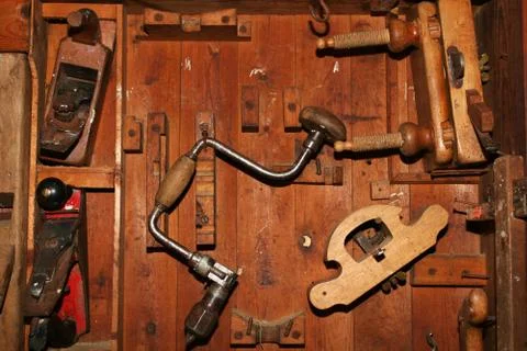 Old tools Foto stock