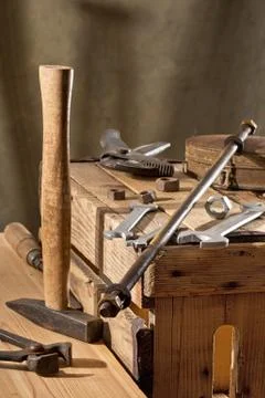 Old tools Stock Photos