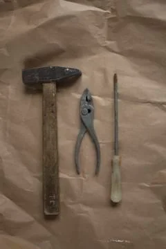 Old tools Stock Photos