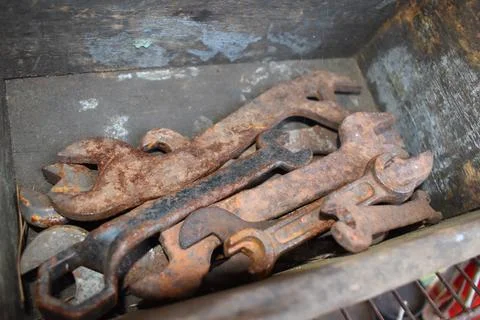 Old tools Stock Photos