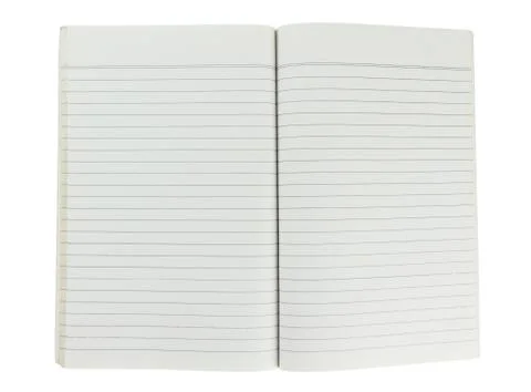 Old torn line notebook Stock Photos