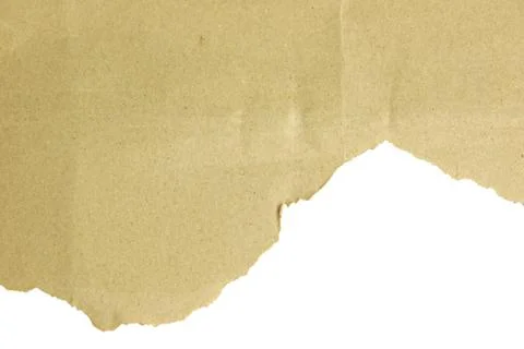 Old torn paper. Foto stock
