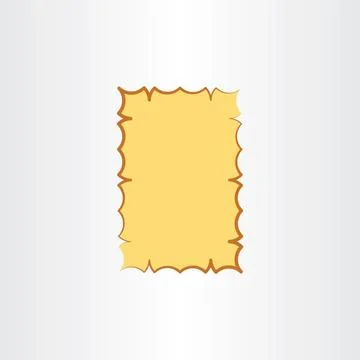 Old torn paper vector label illustration Stock-Illustration