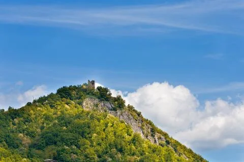 Old tower on the hill Stock Photos