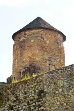 Old tower in the old town Stock Photos