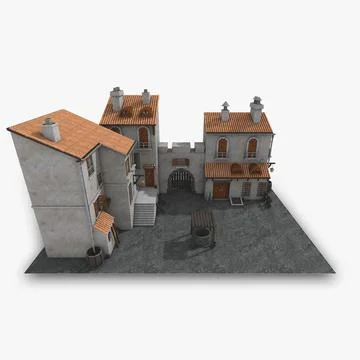 Old Town 3D Model