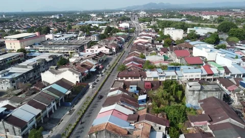 Old town in aerial view Stock Footage 149220512