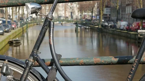 The Old Town of Amsterdam Stock Footage 74174830