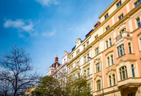 Old Town ancient architecture in Prague, Czech Republic Foto stock