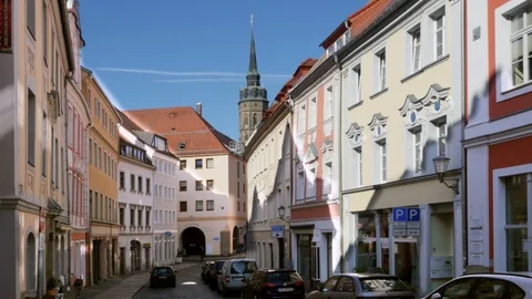 The old town of Bautzen Stock Footage 119446976