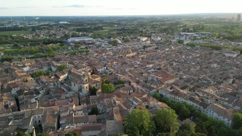 Old town Beaucaire Stock Footage 241498662