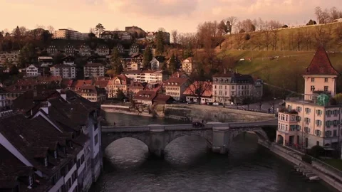 Old Town Bern view Stock Footage 125286681