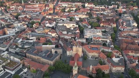 The old town of Braunschweig  Stock Footage 280348720