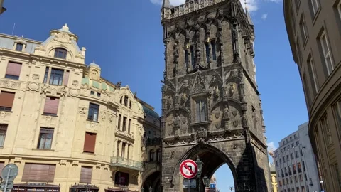 Old Town Bridge Tower At Charles Bridge Prague May 30 2026 Stock Footage 336281127