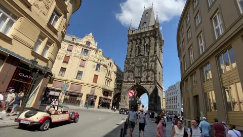 Old Town Bridge Tower At Charles Bridge Prague May 30 2026 Stock Footage 336281136