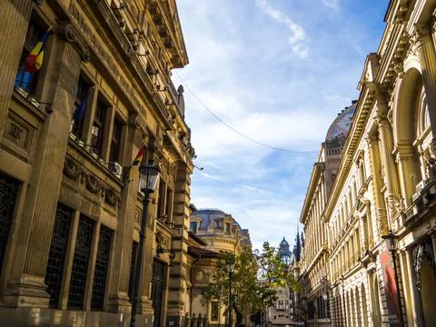 Old Town Bucharest Stock Photos