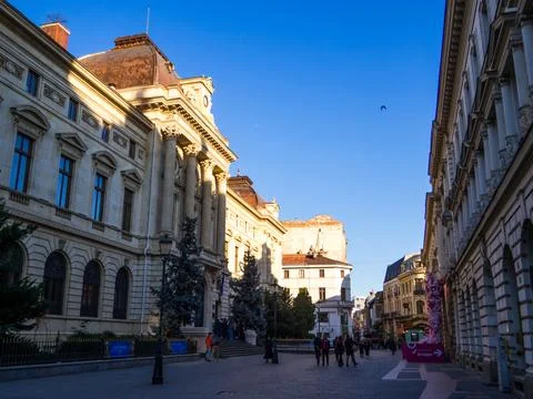 Old Town Bucharest Stock-Fotos