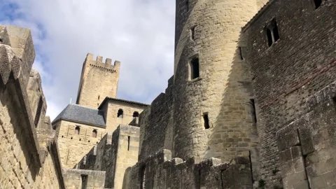 Old town Carcassonne Stock Footage 230662265