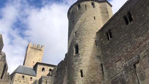 Old town Carcassonne Stock Footage 230662268