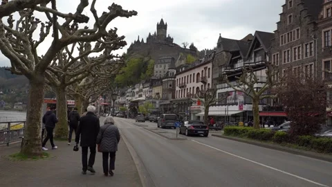 Old town centre street view Stock-Footage 335184672