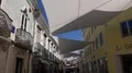 Old town city center lifestyle impression in Faro at Algarve, Portugal 4k or 4k+ Resolution