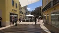 Old town city center lifestyle impression in Faro at Algarve, Portugal 4k or 4k+ Resolution