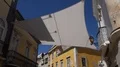 Old town city center lifestyle impression in Faro at Algarve, Portugal 4k or 4k+ Resolution