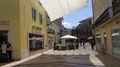 Old town city center lifestyle impression in Faro at Algarve, Portugal 4k or 4k+ Resolution