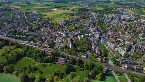 The old town of the city Cham Stock Footage 308414242