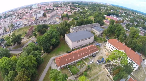 An old town in a city, Grodno, Belarus Stock Footage 59556024