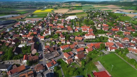 The old town of the city Kerzers Видео 308389028